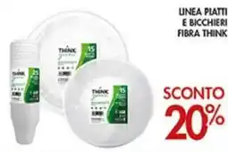 Coal Linea platti e bicchieri fibra THINK offerta