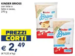 Esselunga Kinder brioss offerta
