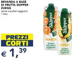 Esselunga Bevanda a base di frutta SKIPPER ZUEGG offerta