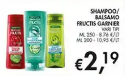 Coal Shampoo/ balsamo FRUCTIS GARNIER offerta
