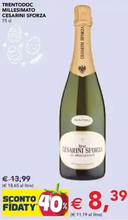 Esselunga Trentodoc millesimato CESARINI SFORZA offerta
