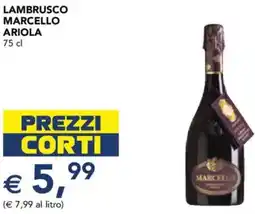 Esselunga Lambrusco marcello ARIOLA offerta