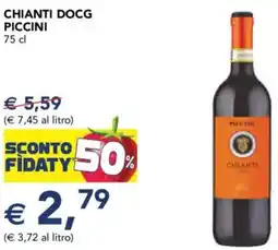 Esselunga Chianti docg PICCINI offerta