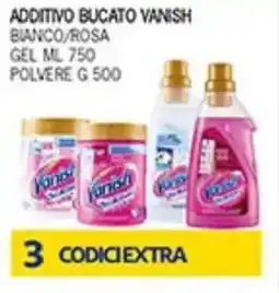 Coal Additivo bucato vanish bianco/rosa gel, polvere offerta