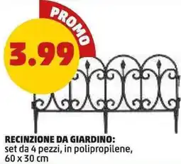 PENNY Recinzione da giardino offerta