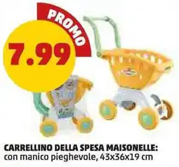 PENNY Carrellino della spesa maisonelle, con manico pieghevole offerta