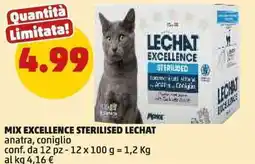 PENNY Mix excellence sterilised lechat anatra, coniglio offerta