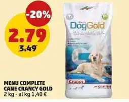 PENNY Menu complete cane CRANCY GOLD offerta
