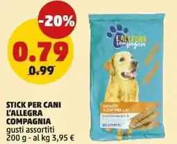 PENNY Stick per cani l'allegra compagnia offerta