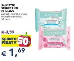Esselunga Salviette struccanti CLINIANS offerta