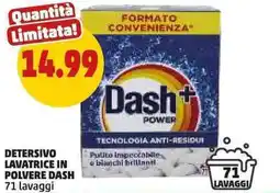 PENNY Detersivo lavatrice in polvere DASH offerta