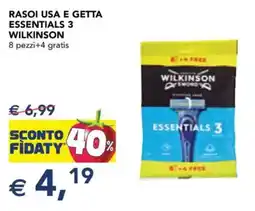 Esselunga Rasoi usa e getta essentials 3 WILKINSON offerta