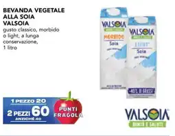 Esselunga Bevanda vegetale alla soia VALSOIA offerta