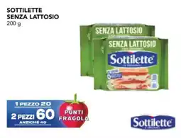 Esselunga Sottilette senza lattosio offerta