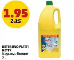 PENNY Detersivo piatti netty fragranza limone offerta