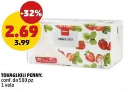 PENNY Tovaglioli penny offerta
