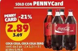 PENNY Coca cola, coca cola zero offerta