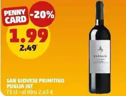 PENNY San giovese primitivo puglia igt offerta