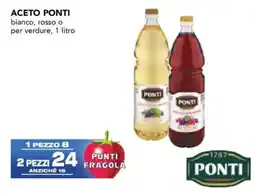 Esselunga ACETO PONTI bianco, rosso o per verdure offerta