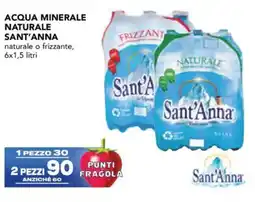 Esselunga Acqua minerale naturale SANT'ANNA offerta