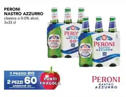 Esselunga Peroni nastro azzurro offerta