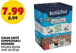PENNY Cialde caffè compostabili borbone miscela decisa offerta