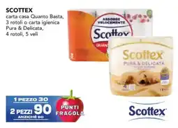 Esselunga SCOTTEX carta casa Quanto Basta offerta