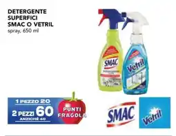 Esselunga Detergente superfici SMAC O VETRIL offerta
