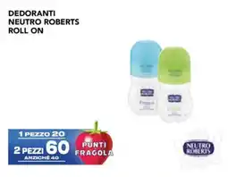 Esselunga Dedoranti neutro roberts roll on offerta