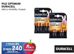 Esselunga Pile optimum DURACELL offerta