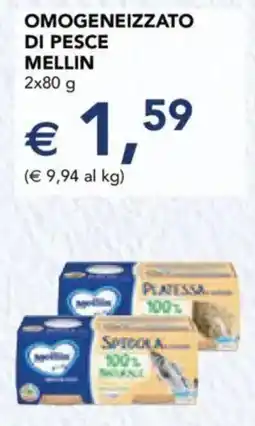 Esselunga Omogeneizzato di pesce MELLIN offerta