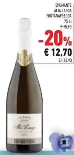 Conad Spumante alta langa FONTANAFREDDA offerta