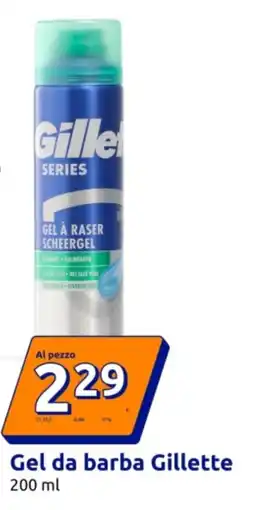 Action Gel da barba Gillette offerta