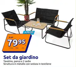 Action Set da giardino offerta