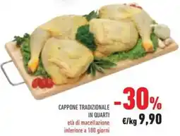 Conad Cappone tradizionale in quarti offerta