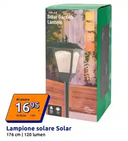 Action Lampione solare Solar offerta