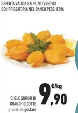 Conad Chele surimi di granchio cotte offerta