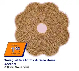 Action Tovaglietta a forma di fiore Home Accents offerta