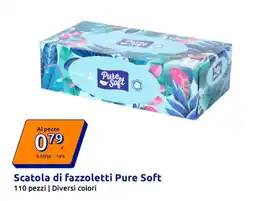 Action Scatola di fazzoletti Pure Soft offerta