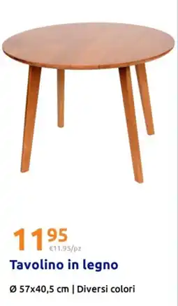 Action Tavolino in legno offerta