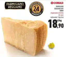 Conad Parmigiano reggiano dop CONAD offerta