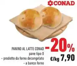 Conad Panino al latte CONAD offerta