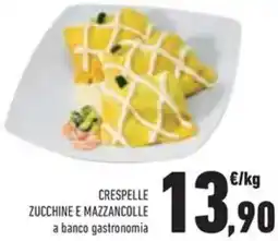 Conad Crespelle zucchine e mazzancolle offerta