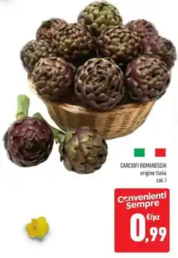 Conad Carciofi romaneschi offerta