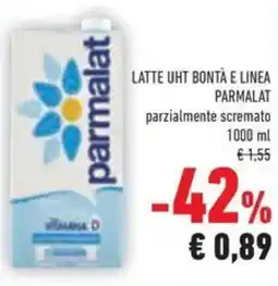 Conad Latte uht bontà e linea PARMALAT offerta
