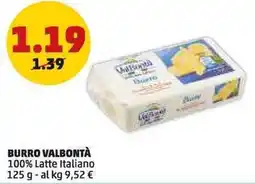 PENNY BURRO VALBONTÀ 100% Latte Italiano offerta