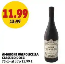 PENNY Amarone valpolicella classico docg offerta