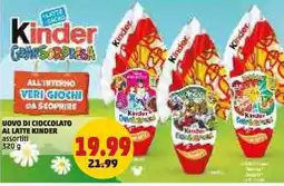 PENNY Uovo di cioccolato al latte KINDER offerta