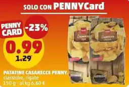 PENNY Patatine casarecce penny classiche, rigate offerta