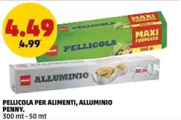 PENNY Pellicola per alimenti, alluminio PENNY. offerta